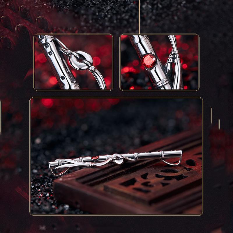 Классический минималистский аниме периферийное ожерелье кулон орнамент крест флейта колье кулон ожерелье для женщин ювелирные украшения