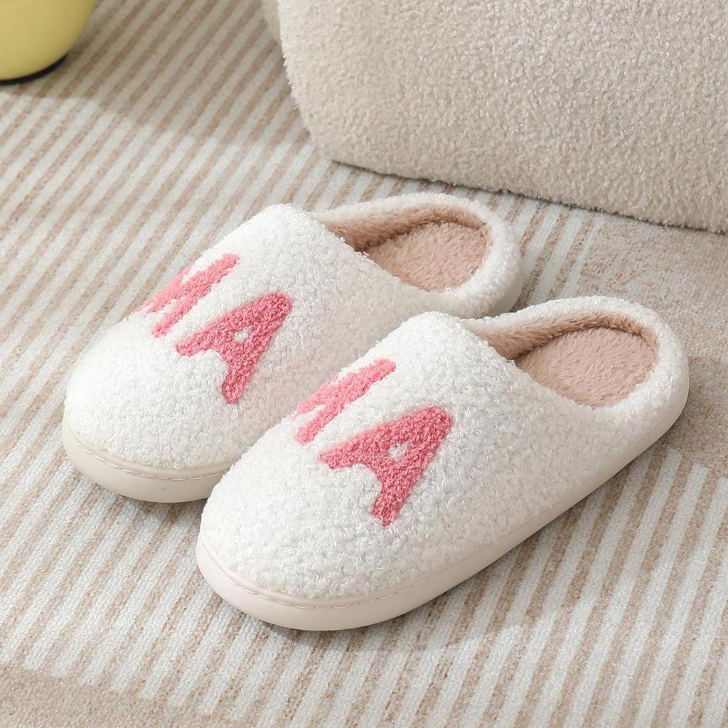 «Женские плюшевые хлопковые тапочки — зимнее, рождественское и хеллоуинское тепло для дома»