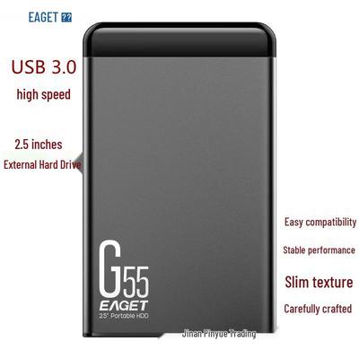 Eaget G55 1 ТБ USB 3.0 Тонкий Металлический Портативный Внешний Жесткий Диск
