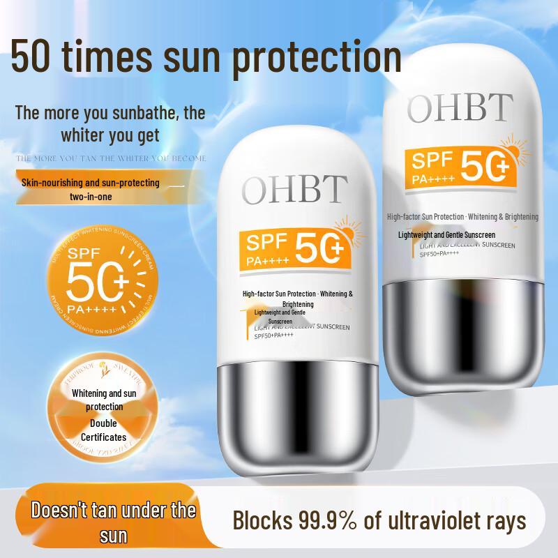 OHBT Легкий защитный солнцезащитный крем SPF50+ PA++++