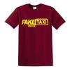 Fake taxi driver tshirt mens funny stage party joke tshirt novelty top tee
