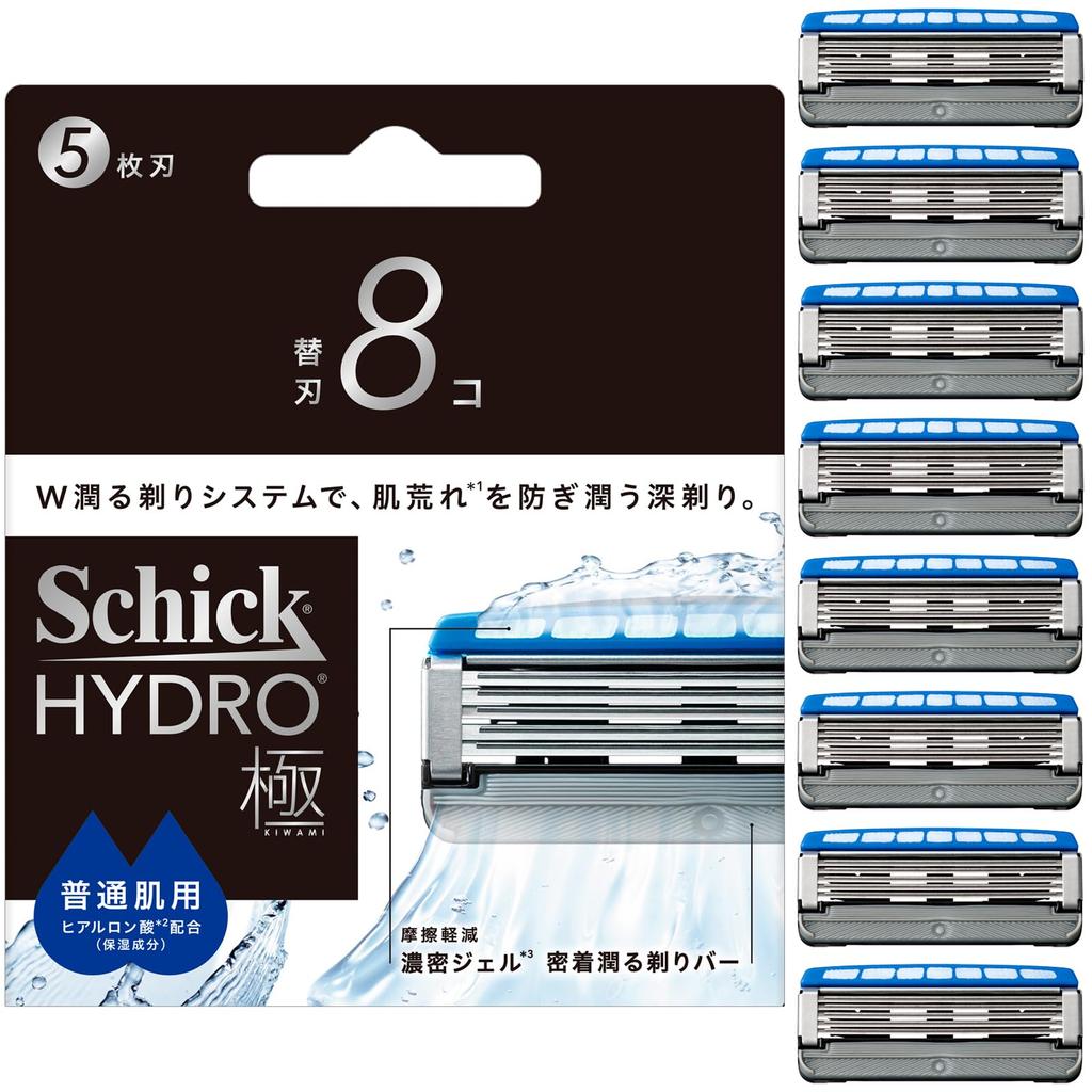 Schick Сменные лезвия Hydro Extreme для бритья нормальной кожи (8 лезвий) - Мужской