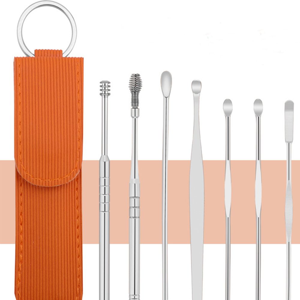 Здравоохранение Ушная ложка для удаления ушной серы Ушной очиститель Набор для чистки ушей Инструменты для ухода за ушами