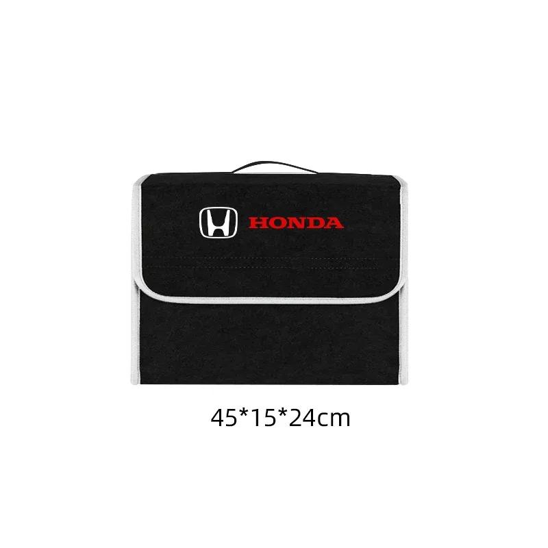 For Honda Civic Accord Fit CRV Jazz Odyssey Car Trunk Storage Box Foldable Felt Car Organizer Stowing Tidying Box