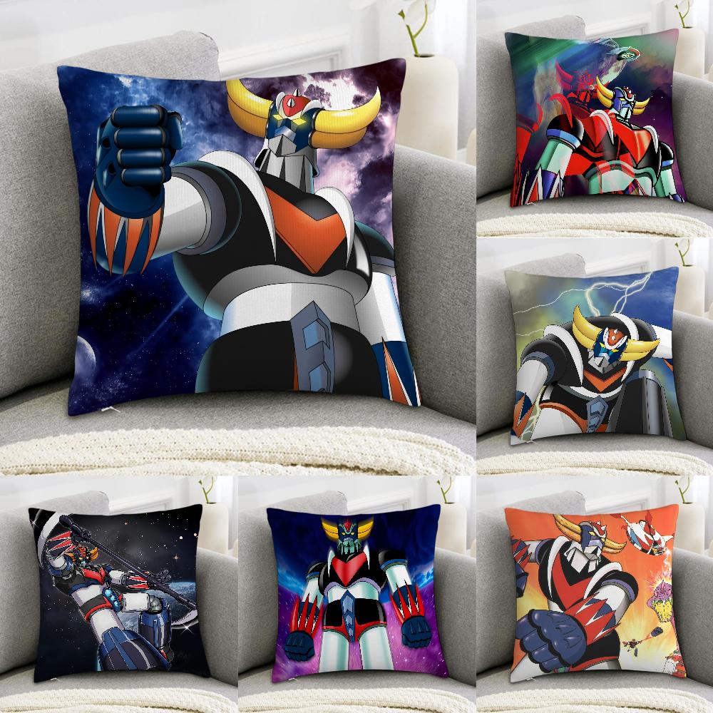 Мультяшная наволочка G-Goldoraks, декоративная для дивана, для дома, с двусторонним принтом, плюшевая, квадратная, чехол для подушки-декора, наволочка