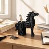 Подставка для ручек в форме лошади, 3D-печатный стаканчик для карандашей, Многофункциональный настольный органайзер для канцелярских принадлежностей для дома и офиса