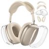Защитный набор 4-в-1 для AirPods Max 1/2 - Прозрачные амбушюры + Силиконовое оголовье и амбушюры