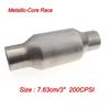 2"/2.25"/2.5"/3" 200-Cell High Flow Stainless Metallic-Core Race Catalytic Converter Catalyst Euro1