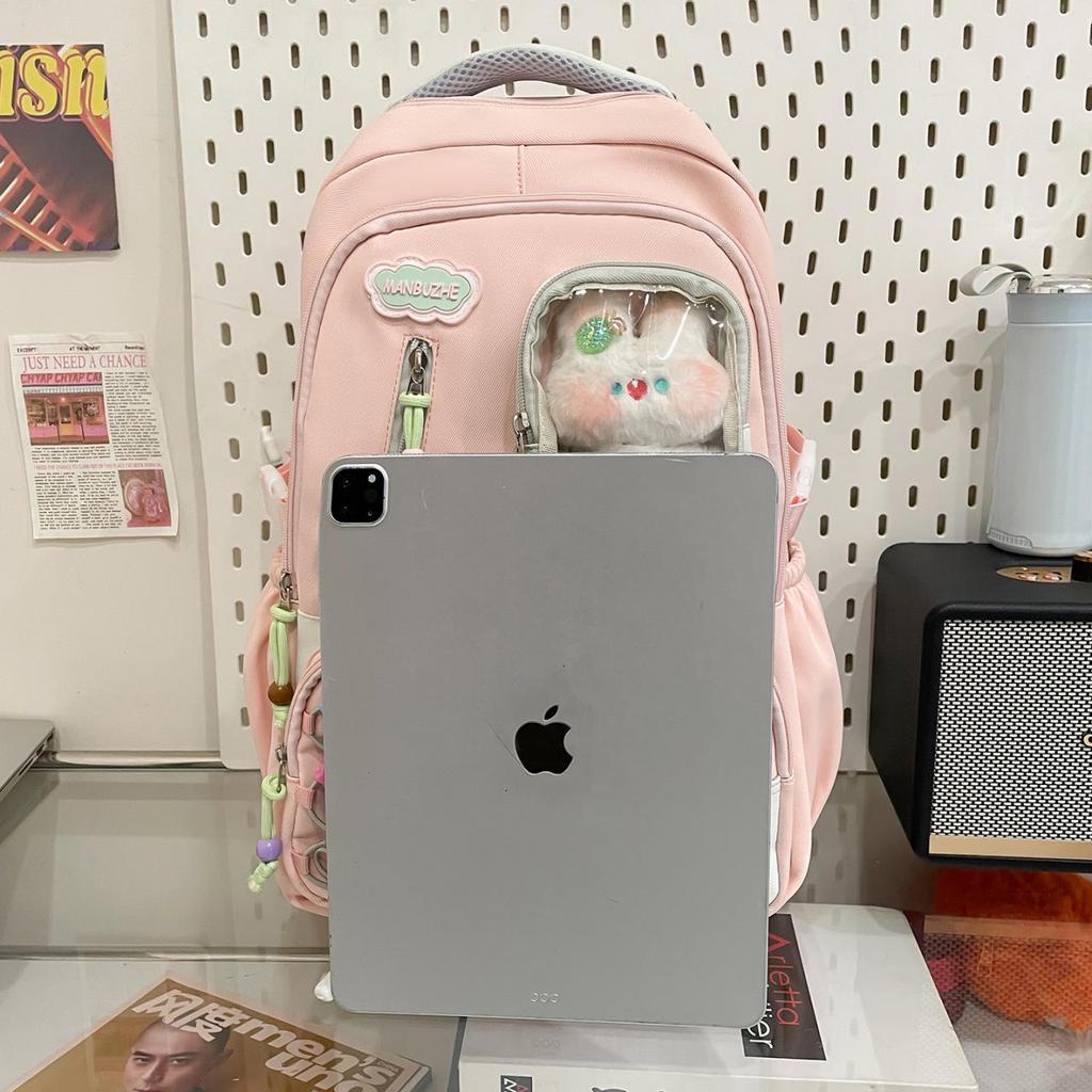 Прозрачный рюкзак Ита большой вместимости, износостойкий, для девочек-подростков