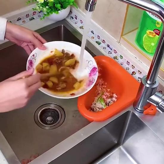2 шт. декоративная корзина для слива, хорошая устойчивость, пластиковая полая многофункциональная корзина для фильтра для раковины в форме лебедя для дома