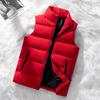 Классический мужской жилет, мужской ветрозащитный жилет без рукавов с воротником-стойкой, застежкой-молнией, карманами, однотонный жилет для активного отдыха
