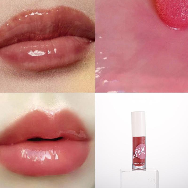 6-цветный фруктовый бальзам для губ увлажняющий и увлажняющий блеск для губ прозрачный блеск для губ Beep Glass Lip Moisturizing Lip Oil