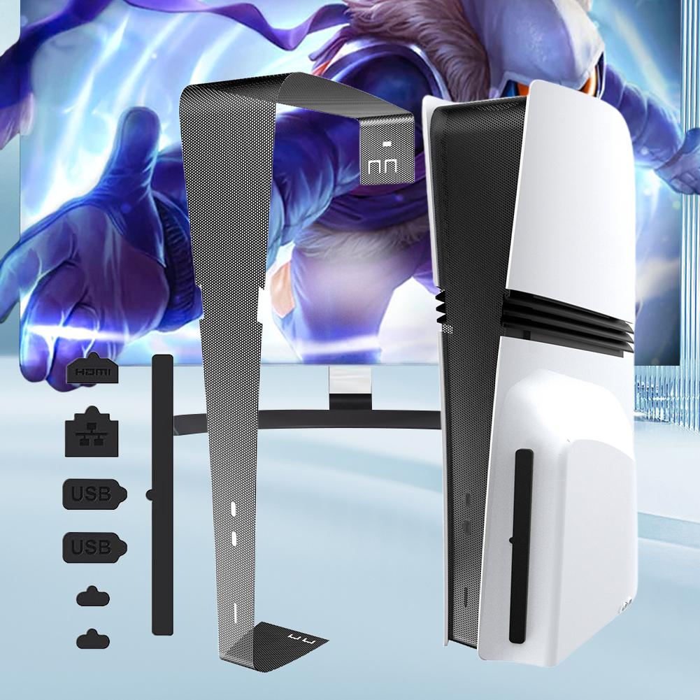 For PS5 Pro Dust Cover Mesh Anti Pet Hair with Dust Plugs Set Dust Net Side Protector Mesh for PS5 Pro Disc &Digital Console