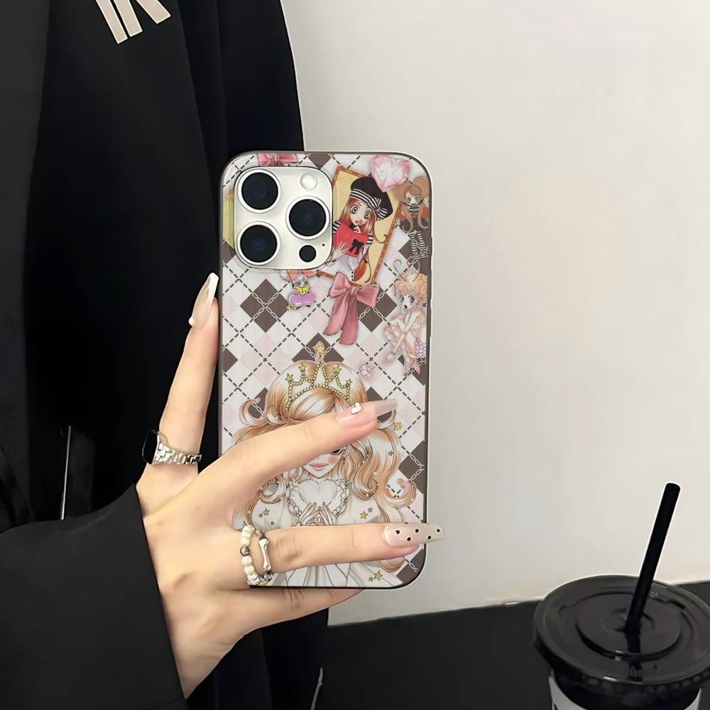 Аниме S-Sugar Sugar Rune Для IPhone 17 16 15 14 13 12 11 Pro Max Plus Pro Гофрированный Ударопрочный Матовый Чехол для Телефона