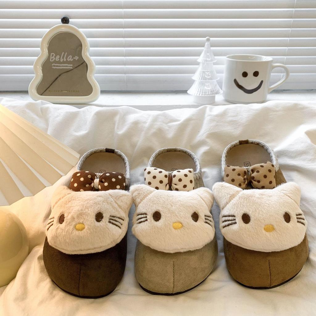 Кошка педали k женский это зима ty Birkenstocks платформа сумка голова тапочки женский милый