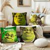 Смешная мультяшная наволочка S-ShrekS Модная квадратная наволочка Спальня Диван Гостиная Декор в стиле Ins Отдых