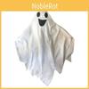 White Ghost Halloween Wall Hanging Decor With Cute Expressions For Garden Yard