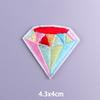 Cartoon Letters Patch Iron On Patches On Clothes Flowers Embroidered Patches For Clothing Stripe Thermoadhesive Patches Applique