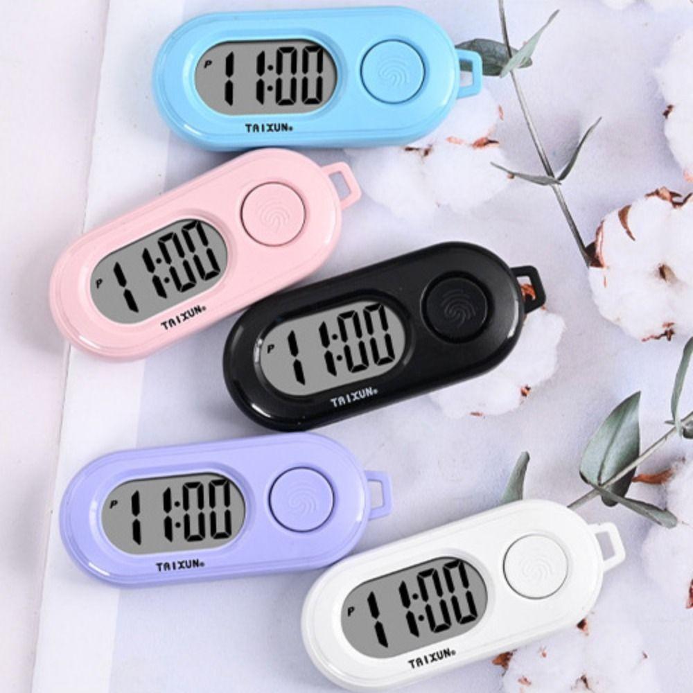 Овальные часы электронные часы брелок настольный дисплей времени мини светодиодные цифровые часы тихий тест
