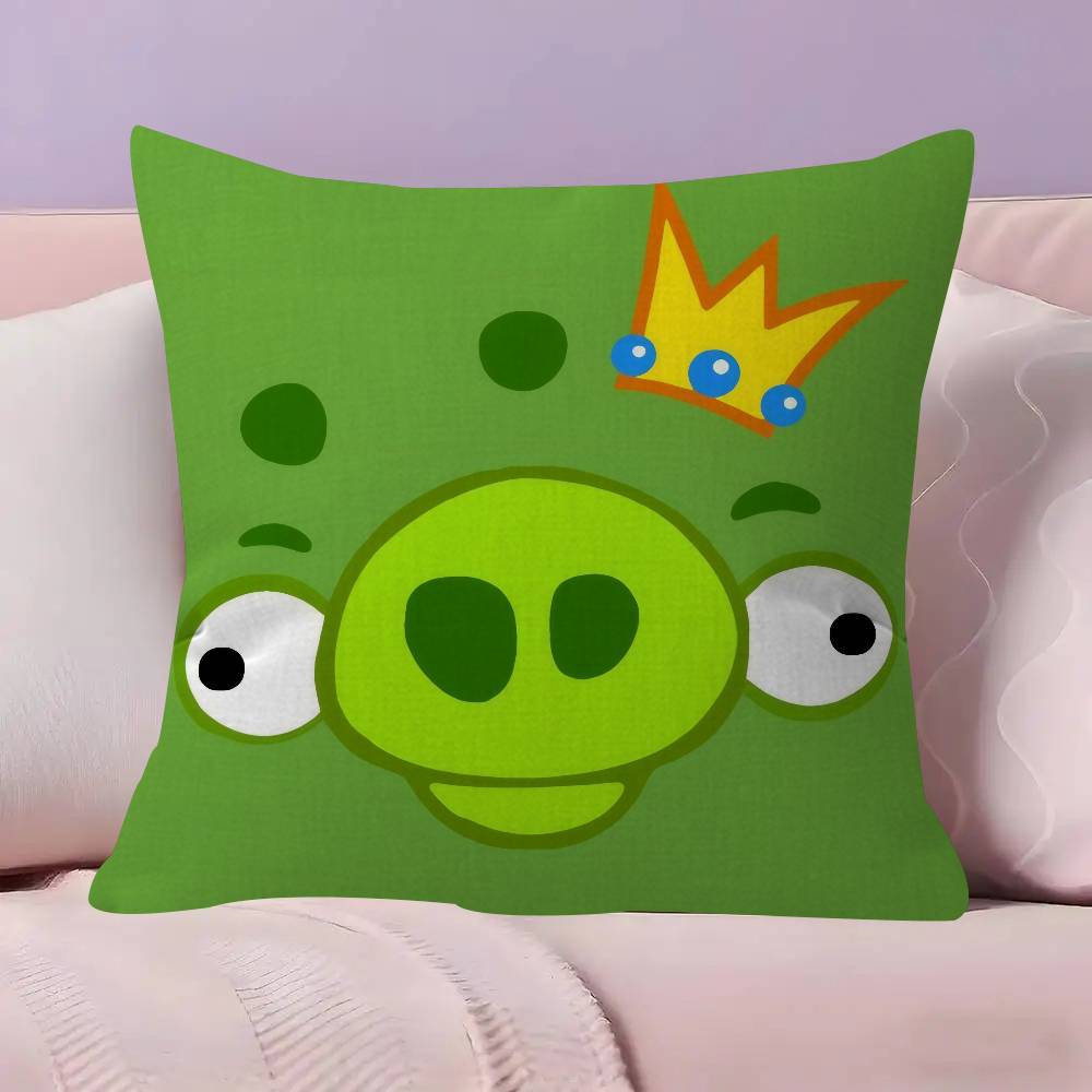 Animation AAAngry Birds Cartoon Pillow Cushion Cover Pillowcase Living Room Sofa Home Decor Customized