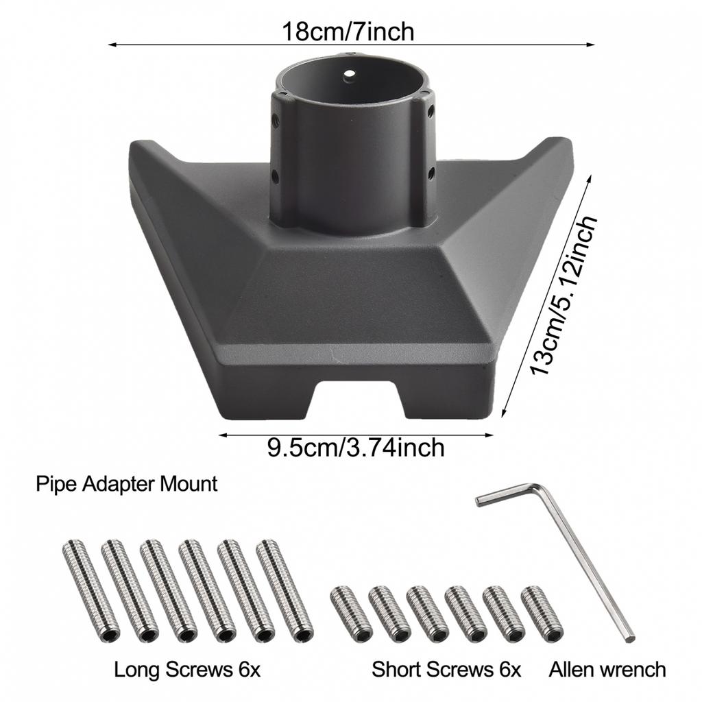 Для Starlink для Gen 3 адаптер трубы, комплект для крепления на столбе адаптера для Starlink