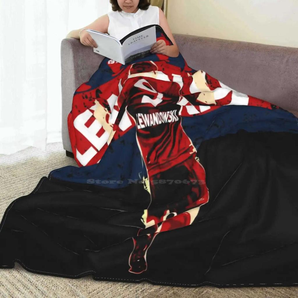 Robert Lewandowski _ Player New Selling Custom Print Flannel Soft Blanket Robert Lewandowski Polish