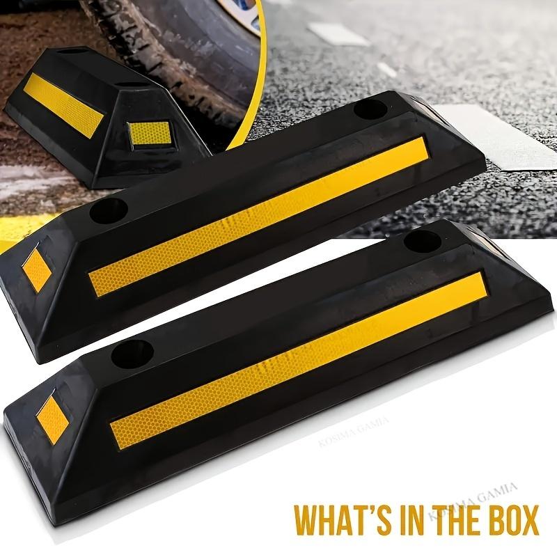 Xiaomi Parking Stop Car Wheel Lot Rubber Stoppers Reflective Vehicles Automotive Driveway Gadgets Bumps Stops Floor Assist Aid Block