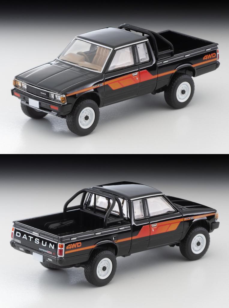 Tomica Limited Vintage Neo Datsun Truck 4WD King Cab AD Black Finished Product LV-N320a