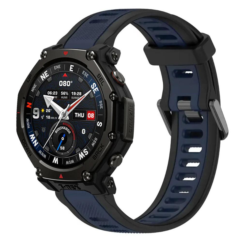 Спортивный силиконовый ремешок 18/20/22 мм для Amazfit T-Rex3 Pro 48 мм 44 мм Удобный дышащий браслет для Amazfit Helio/Balance 2-1