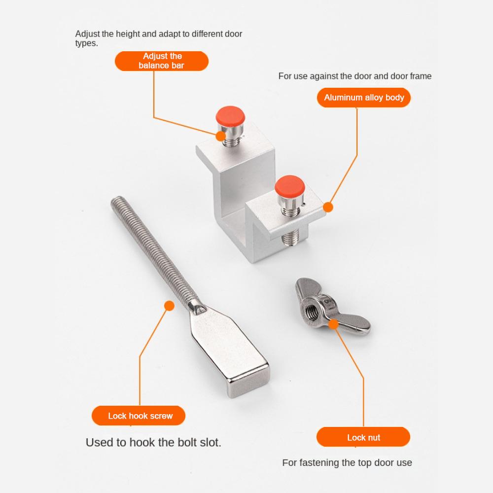 Дверной замок из нержавеющей стали, самооборона, пряжка, замок, дверной стопор, дорожный замок