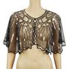 Women's Sequined Mesh Shawl - Summer Sun Protection, Slim Short Style