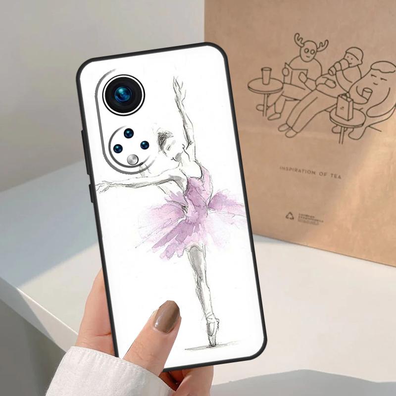 Девушка Балерина Балетный Танец Для Honor Magic 8 Pro 5 6 7 Lite Чехол Для Honor Win RT 200 400 50 70 90 X8b X9a X9b X9c X9d