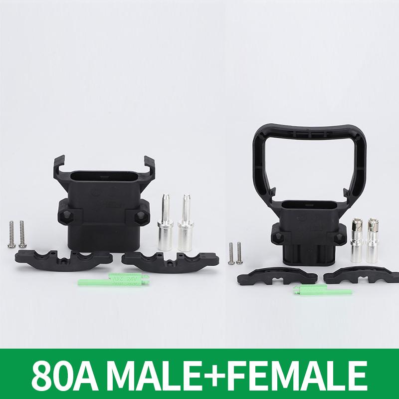 1/5/20Sets REMA Type Forklift Male And Female Plug 80a160a320a High Current Battery Battery Charging Connector