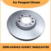 Автозапчасти Тормозной диск OE 4249A3 4249K1 Для Peugeot 4008 408 508 Citroen C5