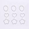 30-100pcs/lot 8-20 mm  Gold Jump Rings Round Twisted Split Rings Connectors For Diy Jewelry Finding Making Supplies