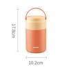Supor Portable Antibacterial Ceramic Liner Thermos Lunchbox