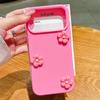 Cute 3D Flowers Silicone Phone Case For iPhone 11 12 13 14 15 16 17 Pro Max Plus Floral Candy Shockproof Bumper Protective Cover