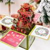 3D Pop Up Christmas Cards Handmade 3D Greeting Card Gift Box