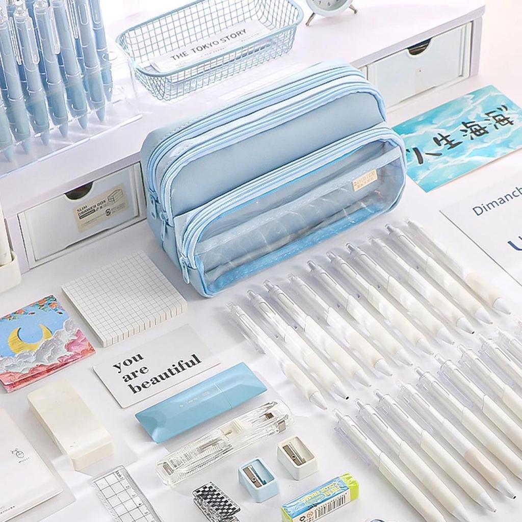 1шт. Многофункциональный креативный пенал большой вместимости с высоким внешним видом, простой и удобный пенал