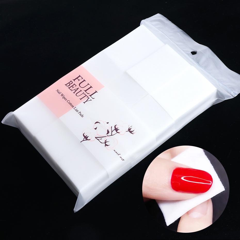 Xiaomi 450pcs Lint-Free Nail Polish Remover Wipes Cotton Wipes Manicure Cleaner UV Gel Nail Polish Removal Pads Papers Cleansing Tools