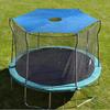 Trampoline Shade Net Anti-UV Sun Protection Leaf Debric Insects Prevention Waterproof Trampoline Canopy Foldable Outdoor Trampoline Shade Cover