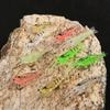 15 шт. ПВХ Креветочные приманки Разноцветные Мягкие Светящиеся Креветки Набор приманок для рыбалки С острым крючком