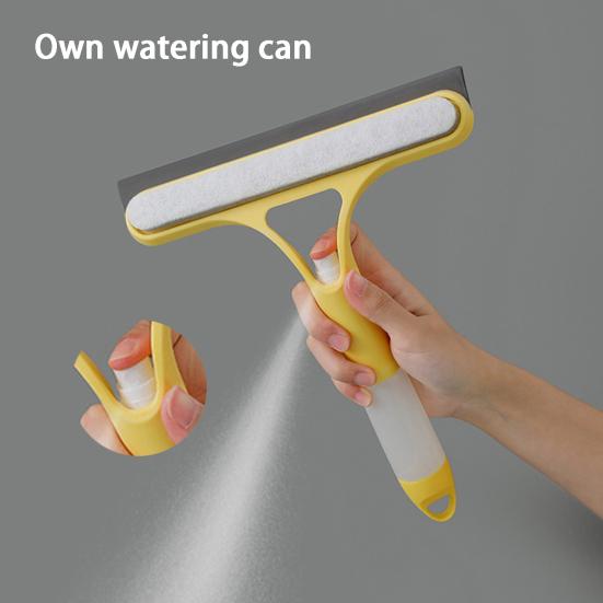 Скребок для стекла со встроенным распылителем 3-в-1 система резиновый шпатель скребок для стекла бытовой инструмент для уборки