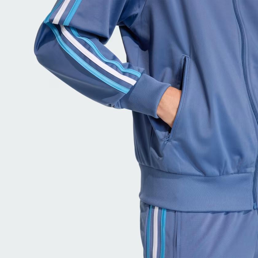 adidas Оригинальная синяя спортивная куртка Originals Firebird KD3843