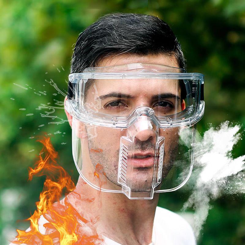 Многоцелевая эргономичная прозрачная защитная маска для работы, полированная сварочная пыль, масло, брызгозащищенная полнолицевая маска