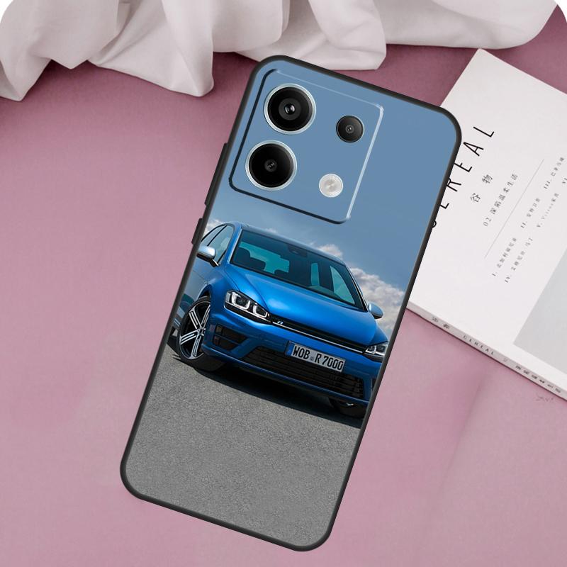 Чехол для Sport Car Golf 7 для Redmi Note 13 Pro Plus 9 10 11 12 Pro 10S 11S 12S Redmi 12 9C 10C 12C 13C