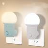 Светодиодный подключаемый ночник, 2 цвета, детский светильник для кормления глаз, светильник для сна, розетки для спальни, энергосберегающие милые лампы для коридора, балкона