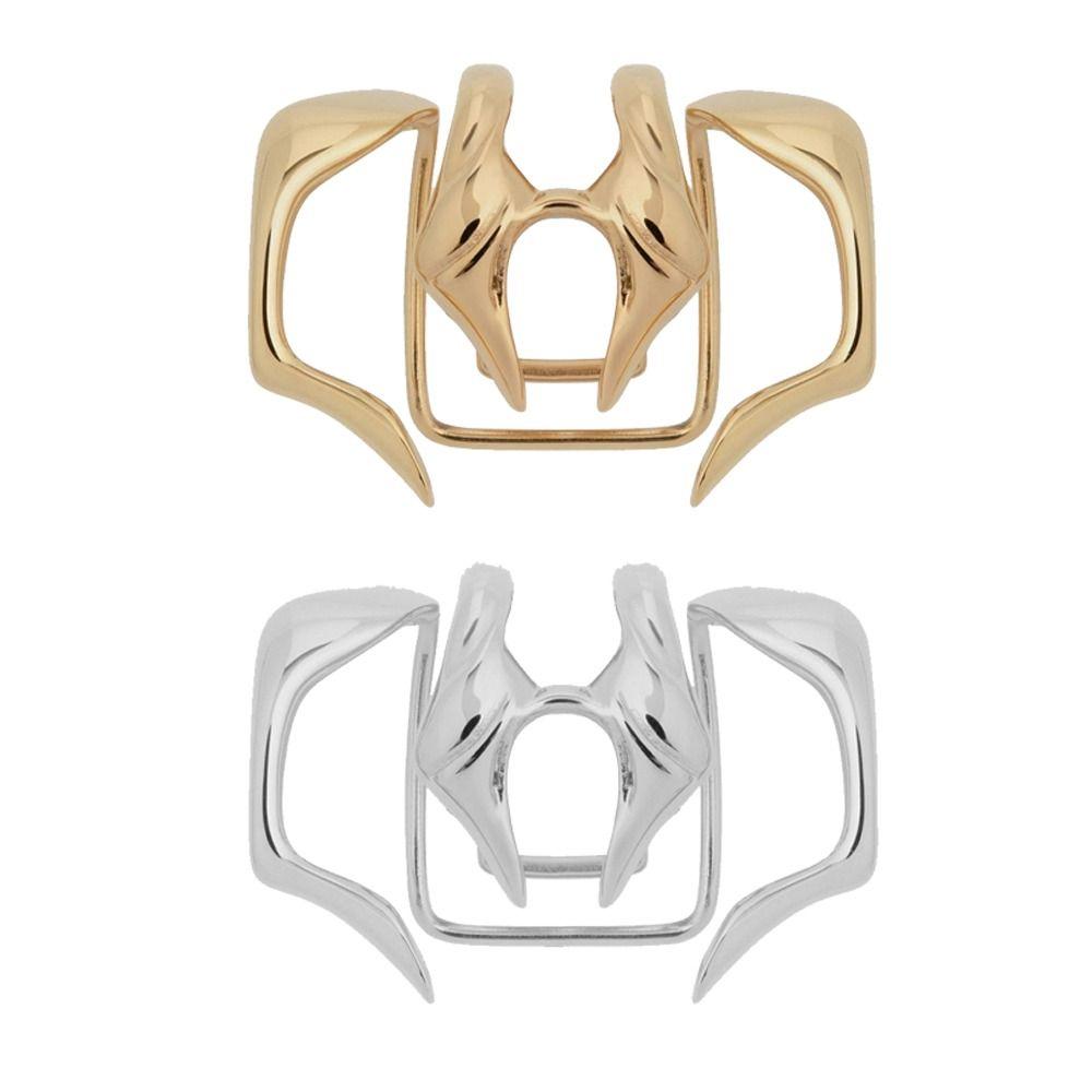 Аксессуары Ювелирные изделия для лица Готические подарки Кольцо для губ Металлическое кольцо для губ Без пирсинга Зажим для губ Зуб зверя