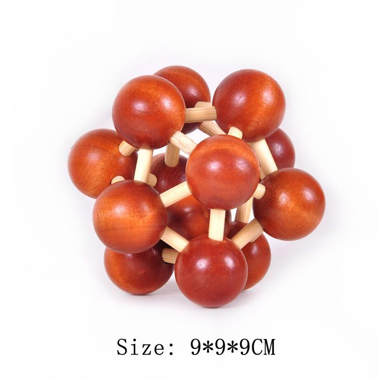 Деревянный замок Kong Ming Lu Ban Lock IQ головоломка Inteligencia Rompecabezas 3D De Madera Монтессори развивающие игрушки