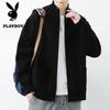 PLAYBOY Мужской вязаный кардиган с воротником-стойкой